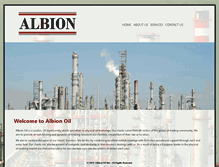 Tablet Screenshot of albionoil.com